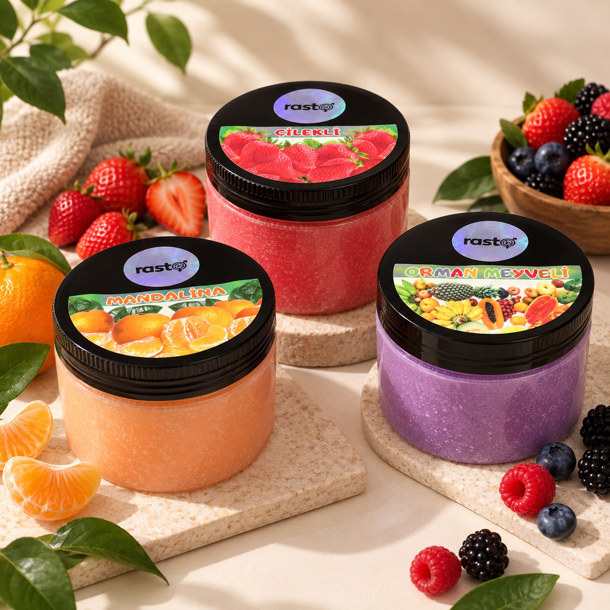 Vücut Peelingi — Şeker Kristalli Arındırıcı Scrub 500 ml